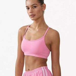 Cotton On Women's Pink Crop-top